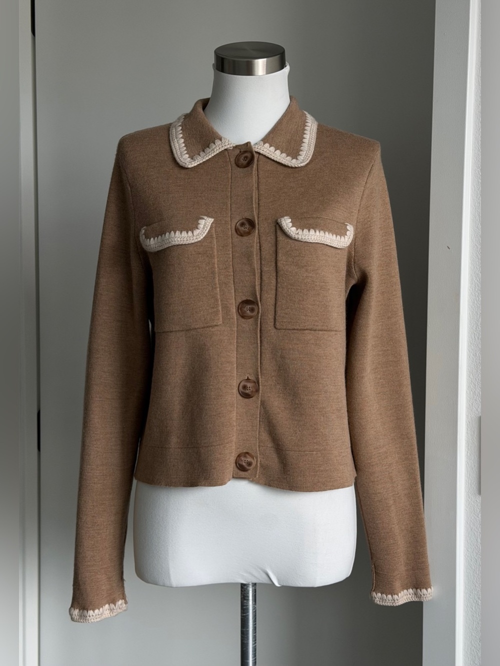 SEZANE BETTY CARDIGAN — Size S